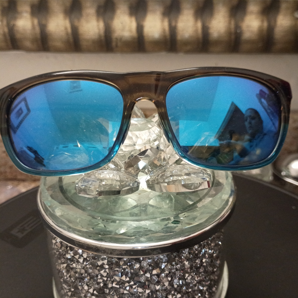 Costa Blue and Brown Sporty Glasses
